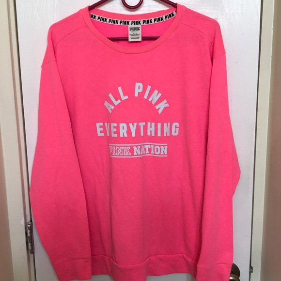 PINK Victoria's Secret Sweaters - Pink Victoria’s Secret crew neck sweater Large